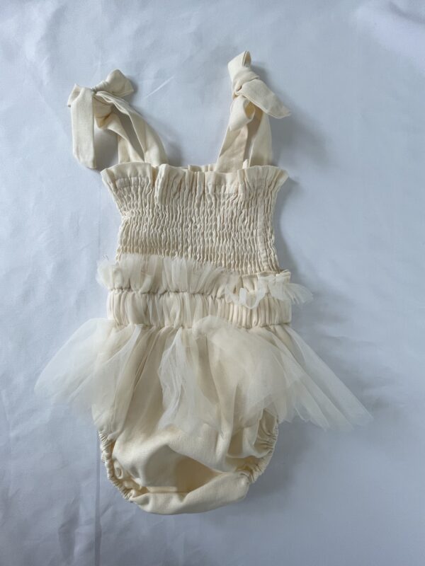 Runched Front Tutu Romper - Image 2