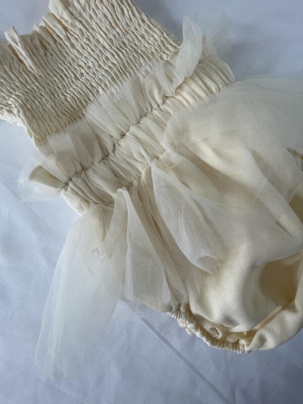 Runched Front Tutu Romper - Image 4