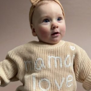 Mamas love knitted romper