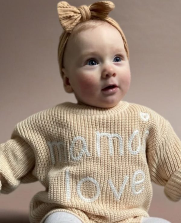 Mamas love knitted romper