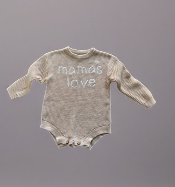 Mamas love knitted romper - Image 2