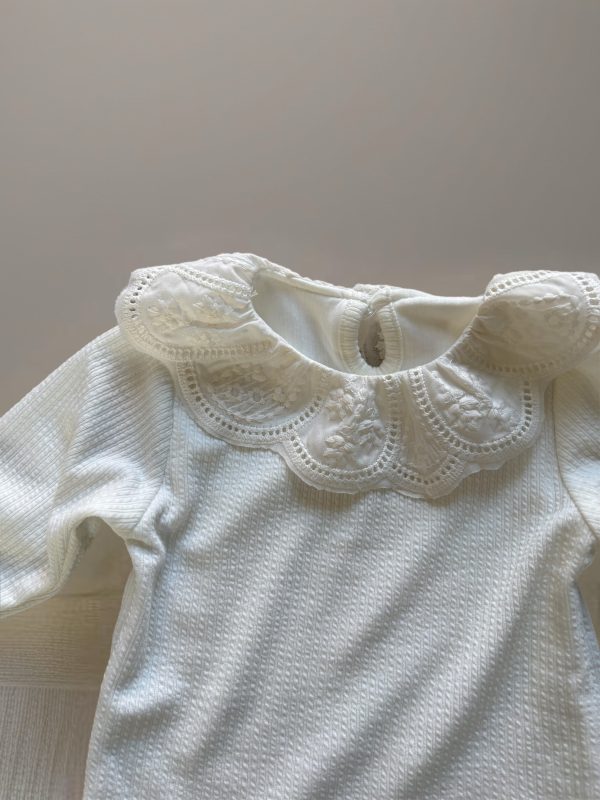 Lace collar top - Image 2
