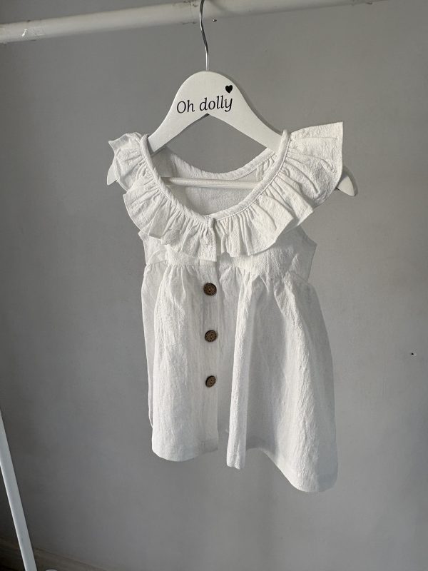 White cotton dress - Image 2