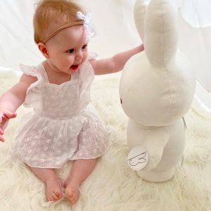 Broderie Romper Dress